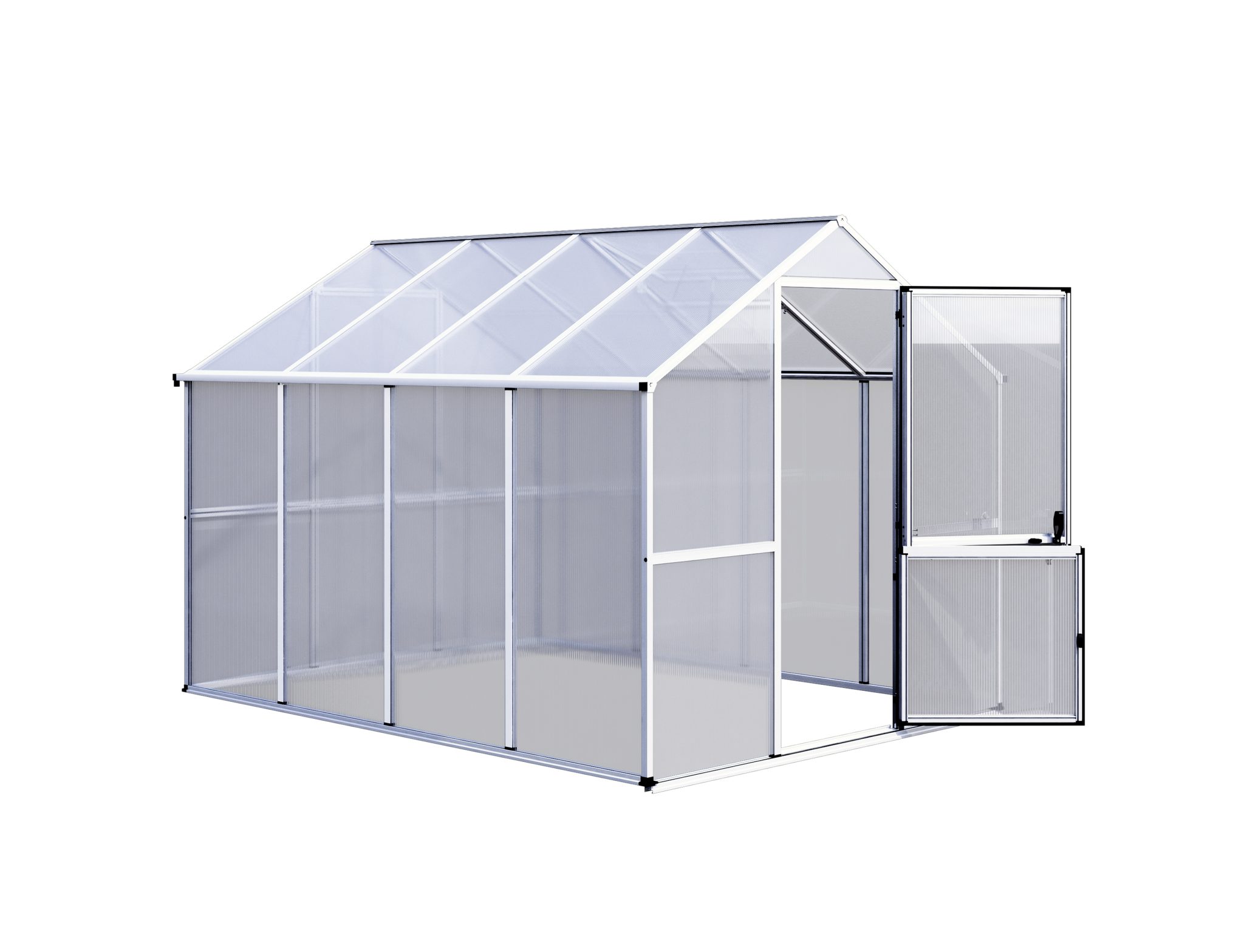 Greenhouse Callas IV, blank - KGT Gewächshäuser