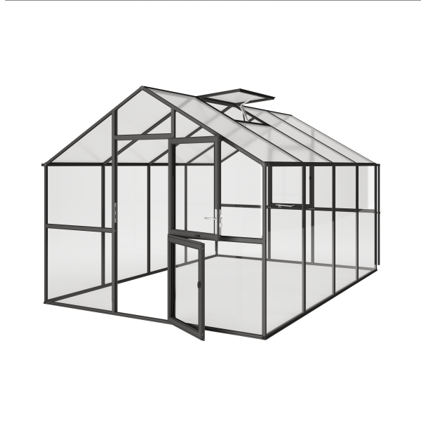 Ortasia IV greenhouse, anthracite-grey - Image 10