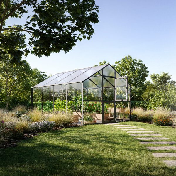 Ortasia IV greenhouse, anthracite-grey - Image 3